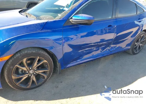 2019 Honda Civic Sport из США, поврежденный, VIN 19XFC2F82KE015264